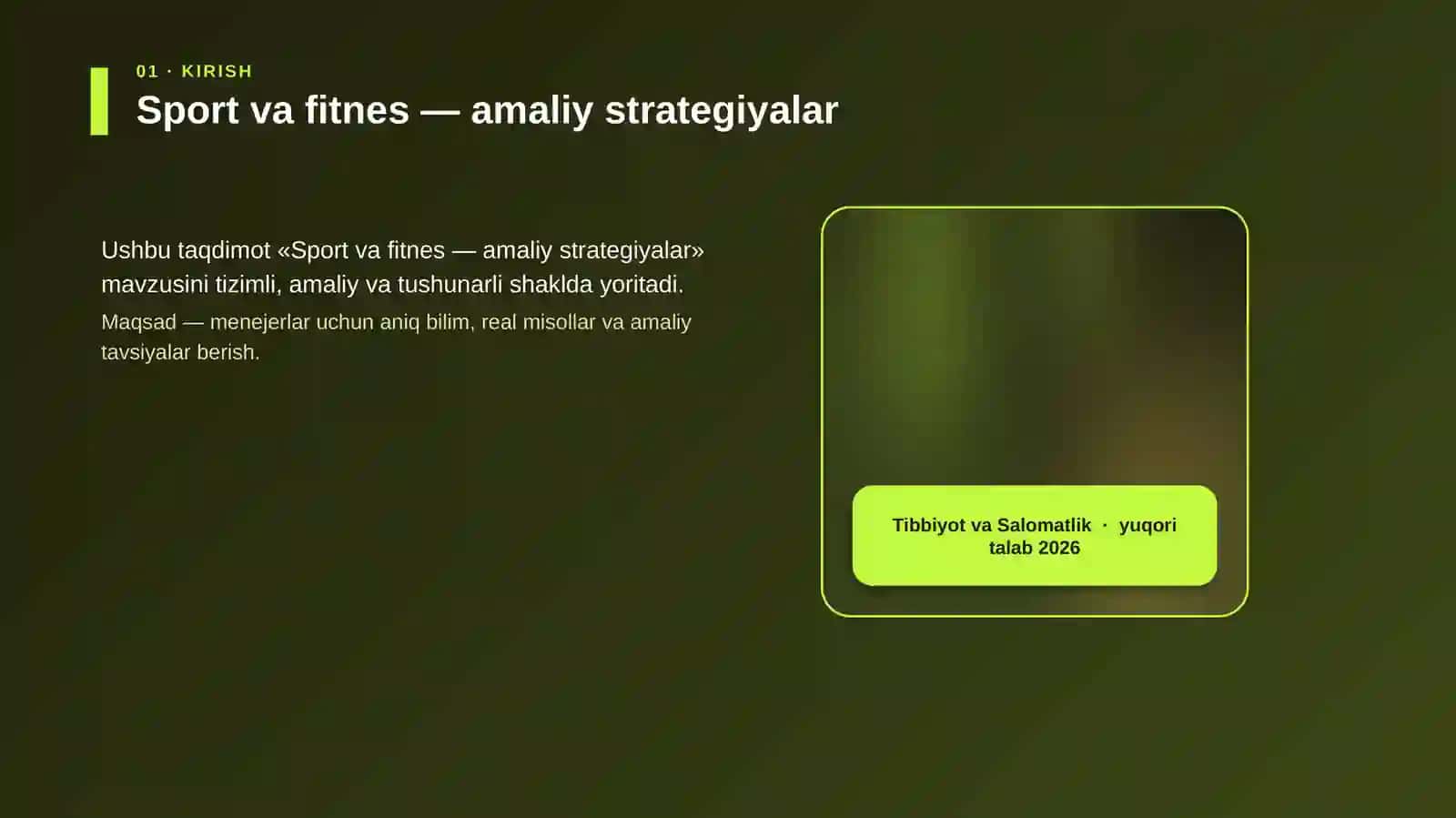 Sport va fitnes — amaliy strategiyalar 4