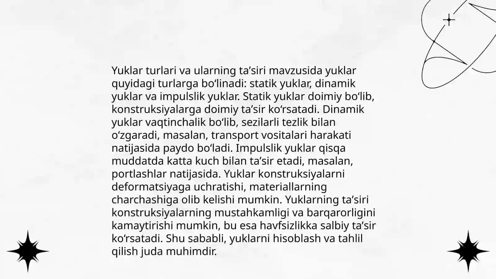 Tekis fermalarning asosiy tushunchalari 4