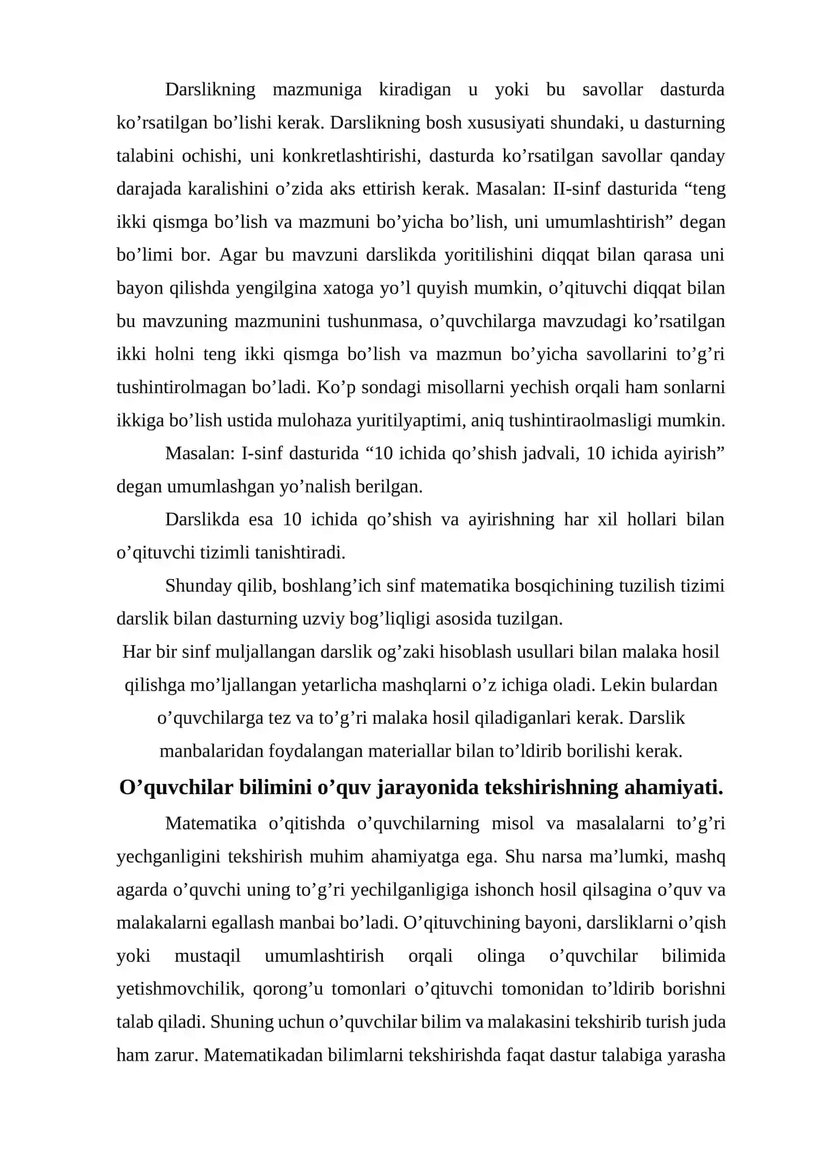 Boshlang’ich sinfda matematika darslarida qo’llaniladigan o’quv vositalari va ularning vazifalari 4