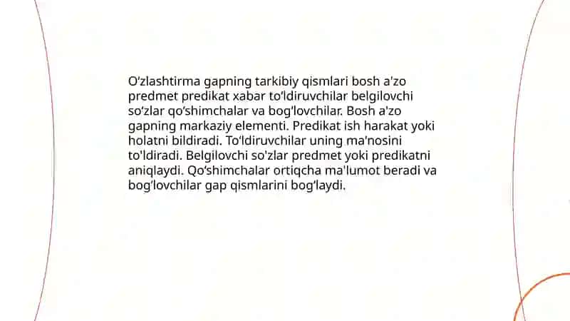 O‘zlashtirma gap 4