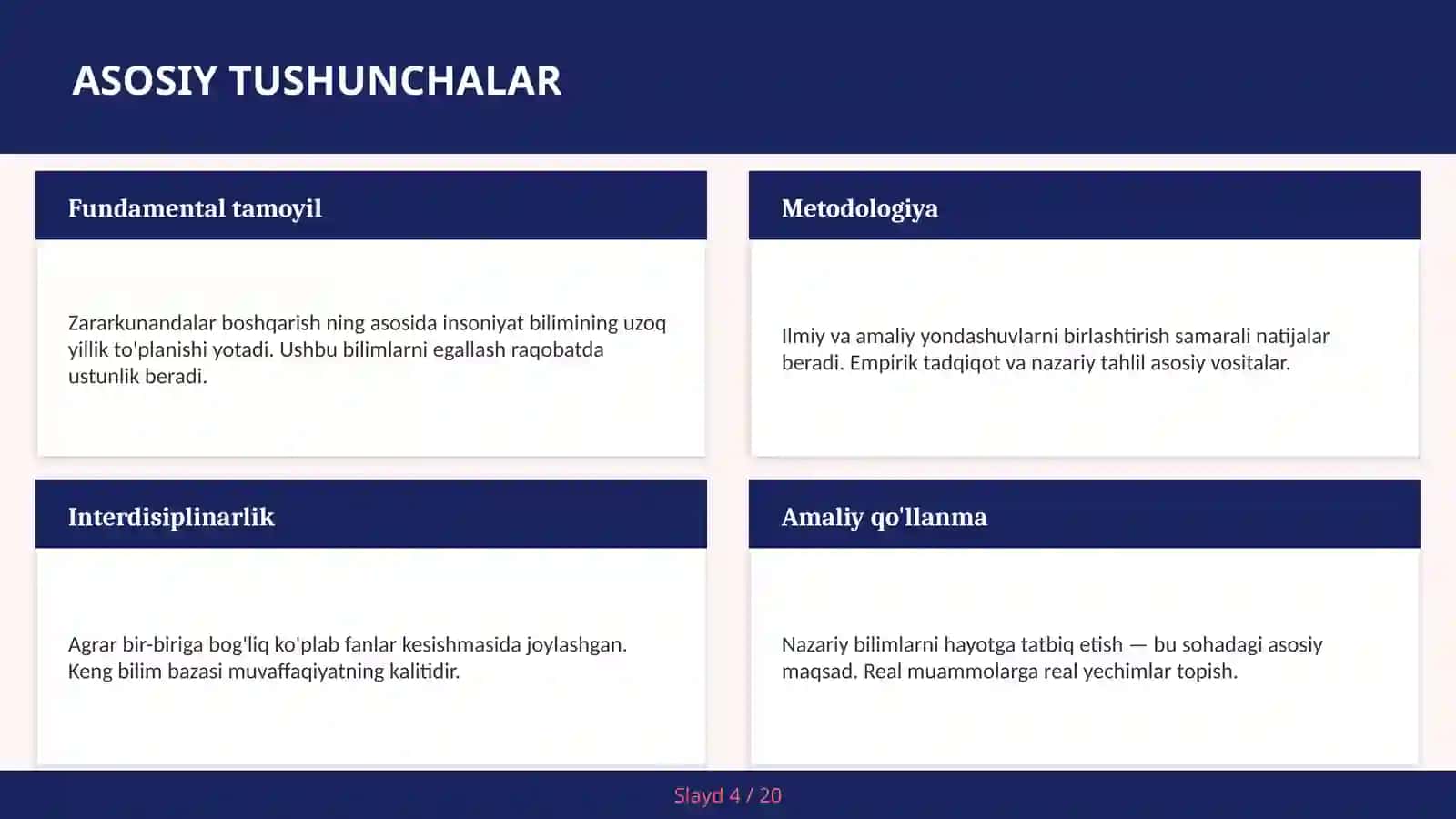Zararkunandalar boshqarish 4