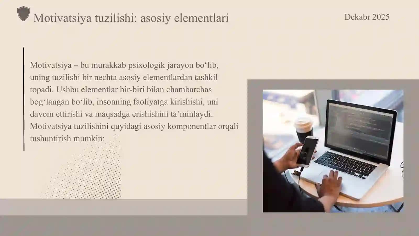 Motivatsiya tuzilishi va funksiyalari 4