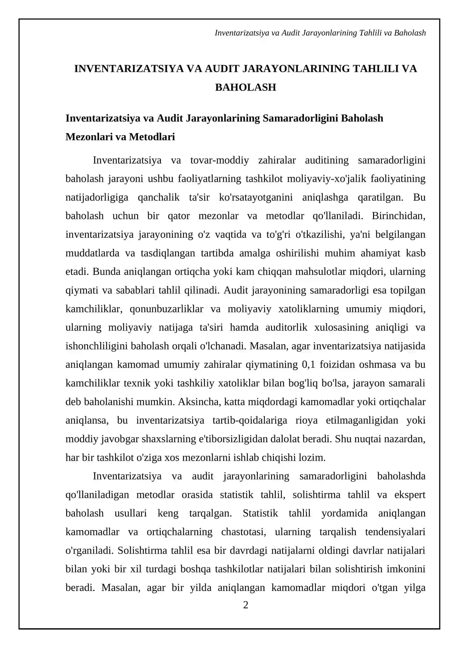 Inventarizatsiya va tovar moddiy zahiralari auditi 4