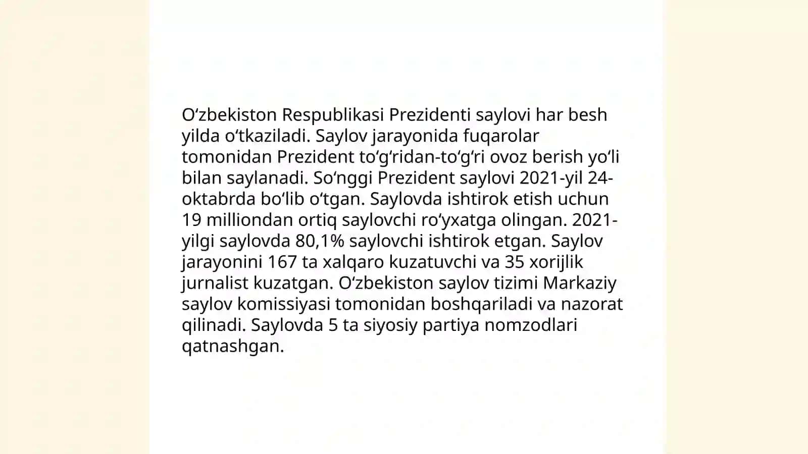 O'zbekiston Respublikasi Prezidenti vakolatlari 4