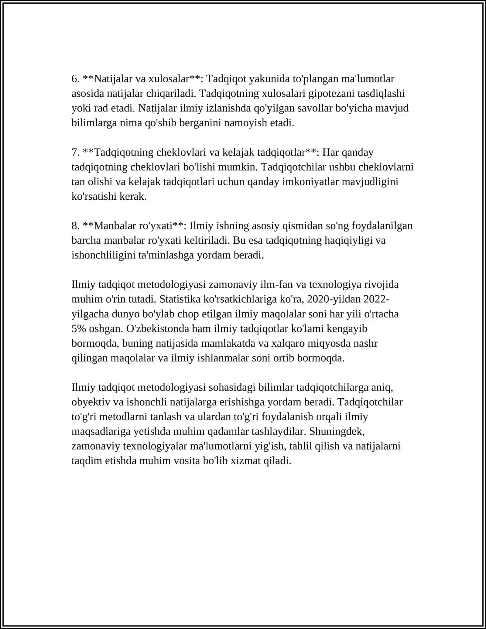 ILMIY TADQIQOT YUNALISHI VA ILMIY MUOMONI TANLASH 4