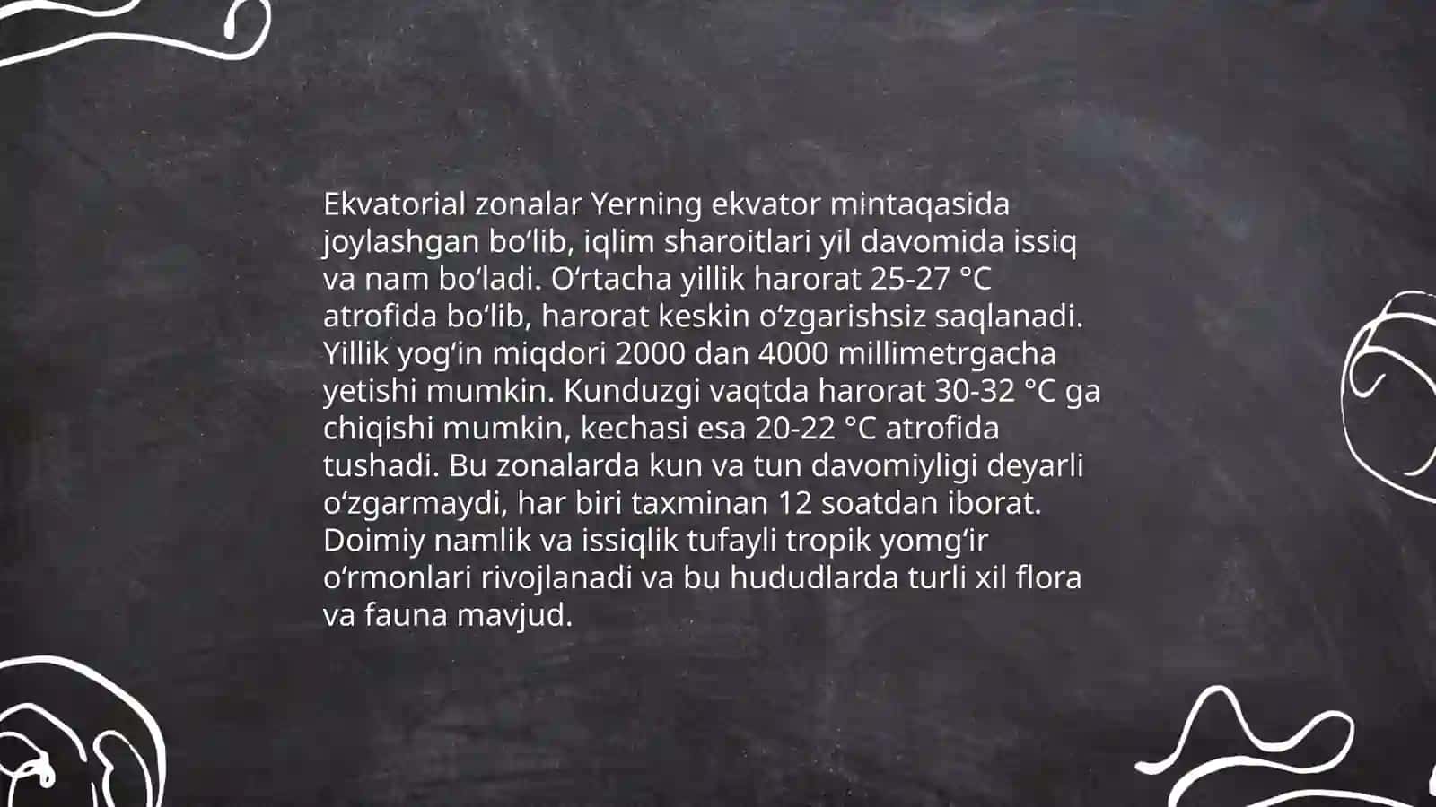 Ekvatoreal zonasi tuproqlarini o'rganish 4