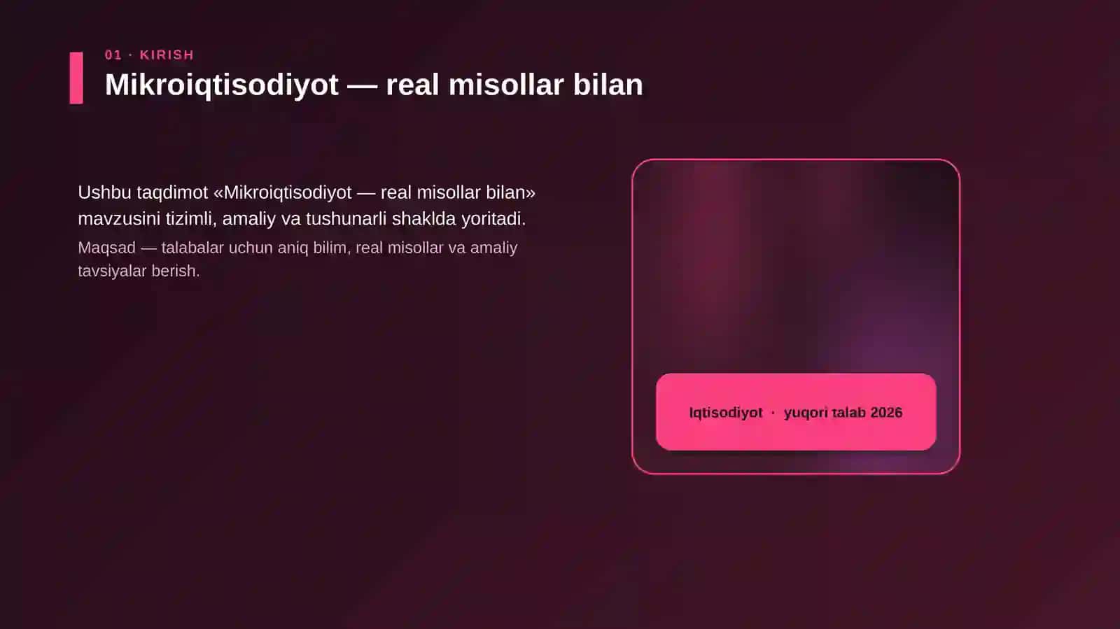 Mikroiqtisodiyot — real misollar bilan 4