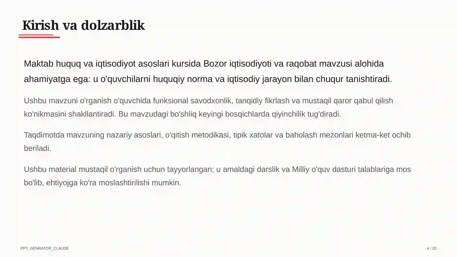 Huquq va iqtisodiyot asoslari (9–11) 4