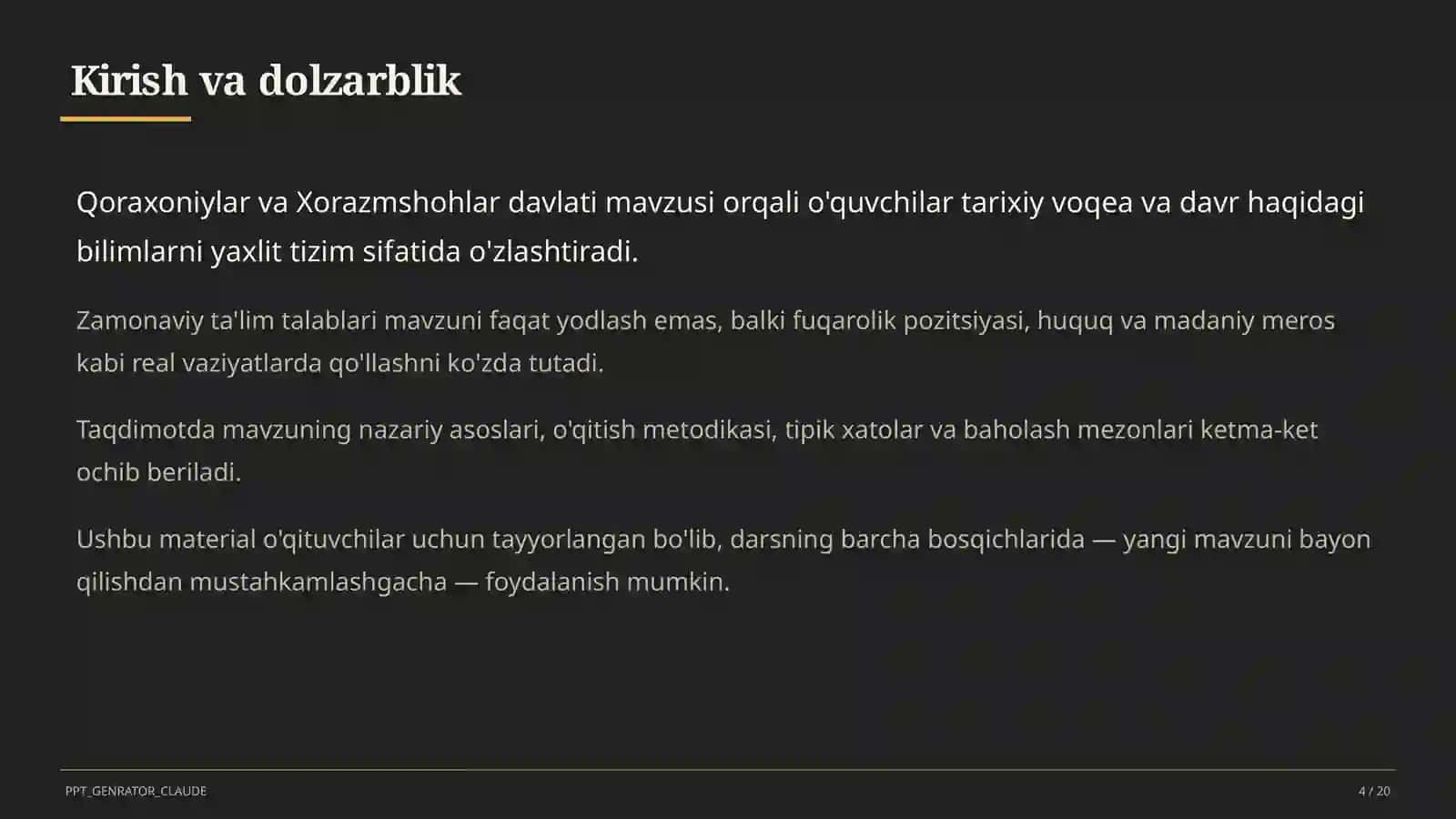 Qoraxoniylar va Xorazmshohlar davlati (7-sinf) 4