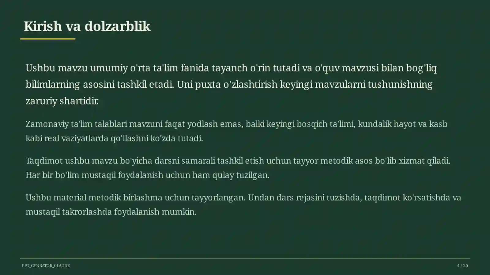 Ekologik ta'lim: iqlim o'zgarishi, suv tejash va chiqindilarni saralash 4