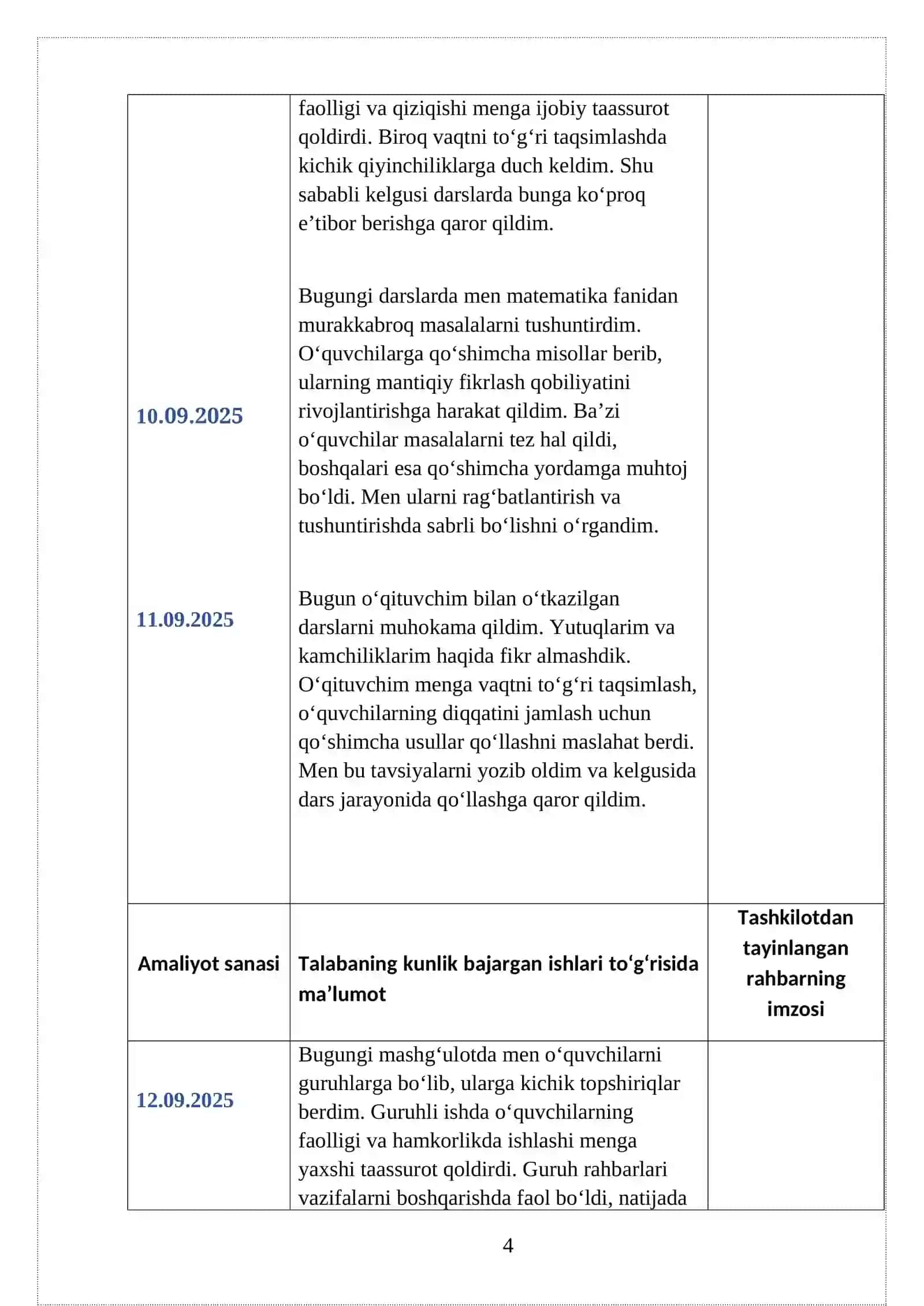 MATEMATIKA O‘QITISH METODIKASI YO‘NALISHI 1-BOSQICH 186/22-GURUH TALABASI 4
