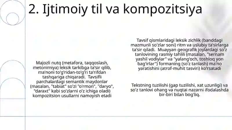 Lugʻat tarkibining shakl va maʼno munosabatlari jihatdan tavsiflanishi 4