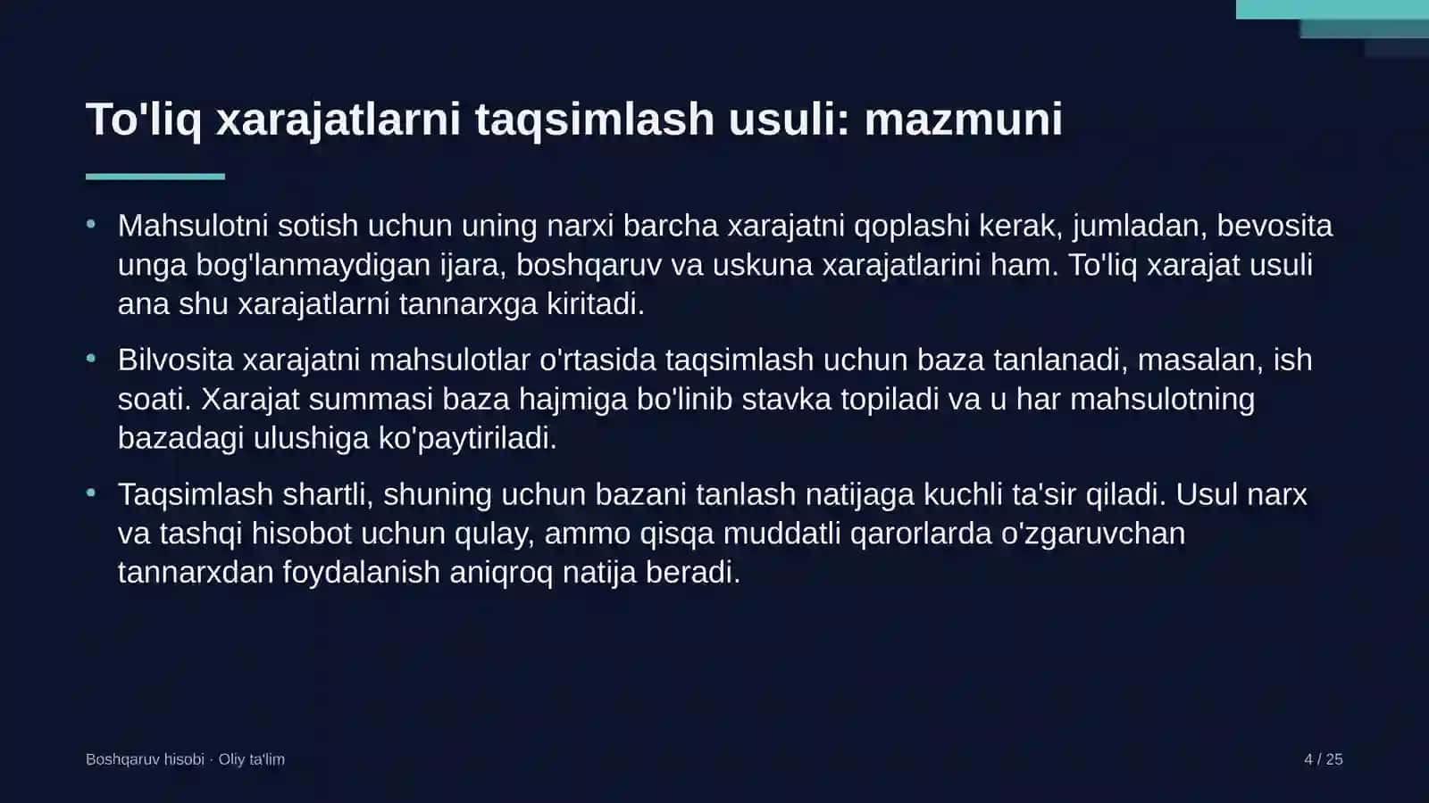 narkologiya dispanserlarida to'liq xarajatlarni taqsimlash usulini qo'llash 7931 4