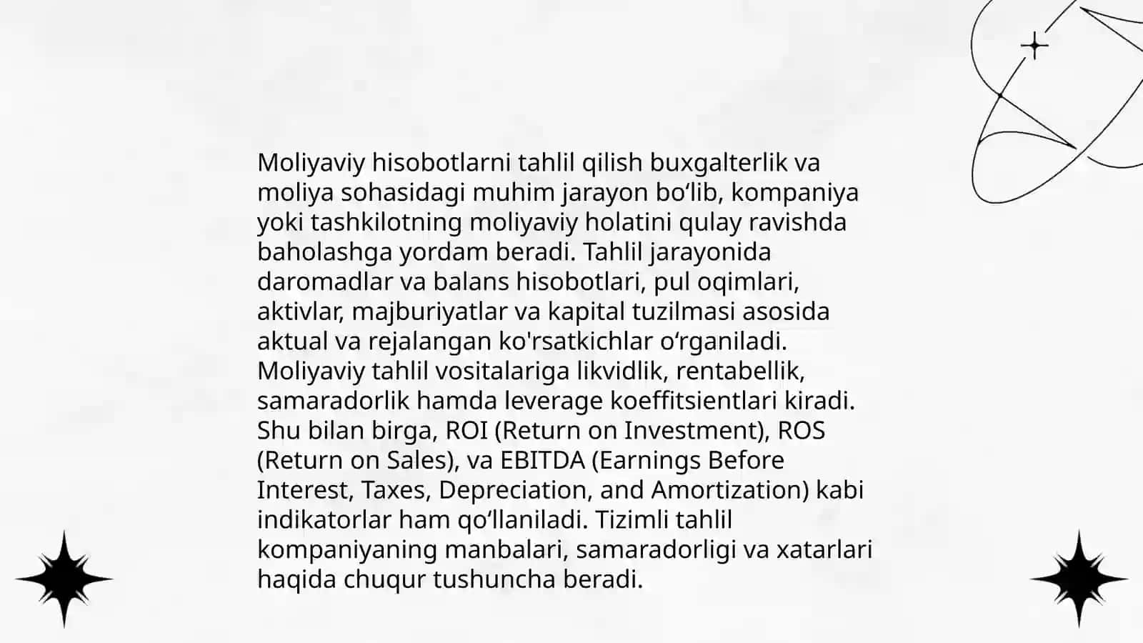Iqtisodiy Tahlil Fanining Vazifalari 4
