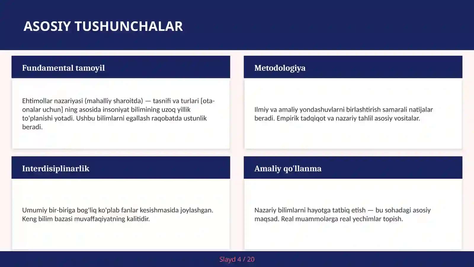 Ehtimollar nazariyasi (mahalliy sharoitda) — tasnifi va turlari [ota-onalar uchun] 4