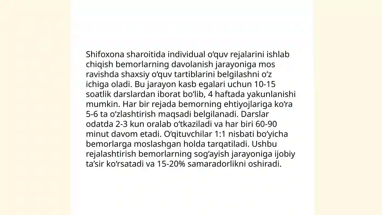 Chet ellardagi shifoxonalarda uzoq davolanuvchi maktab óquvchilarining talimi 4