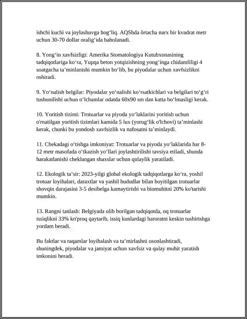 PIYODALARNING HARAKAT XAVFSIZLIGINI OSHIRISH YOʻLLARI 4