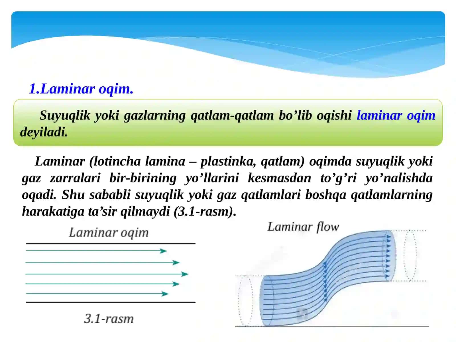SUYUQLIK VA GAZLAR HARAKATI 4