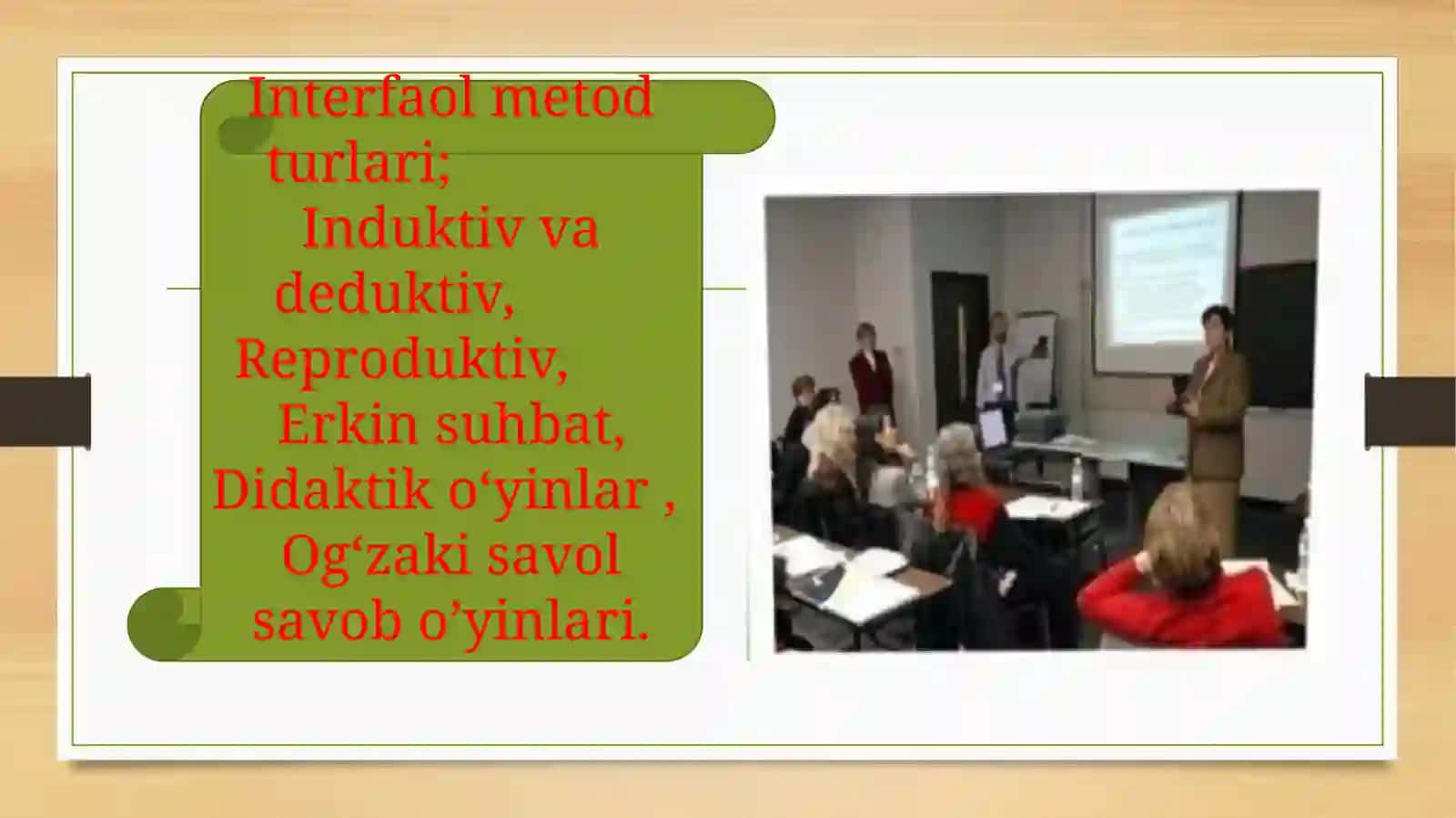 Interfaol metodlarning ta’lim tarbiya dagi o‘rni va imkoniyatlari 4