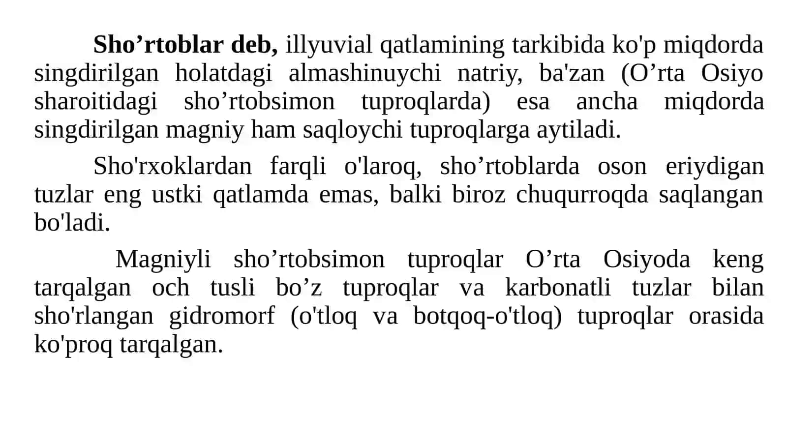 Шўрхок ва шўртоб тупроқлар 4
