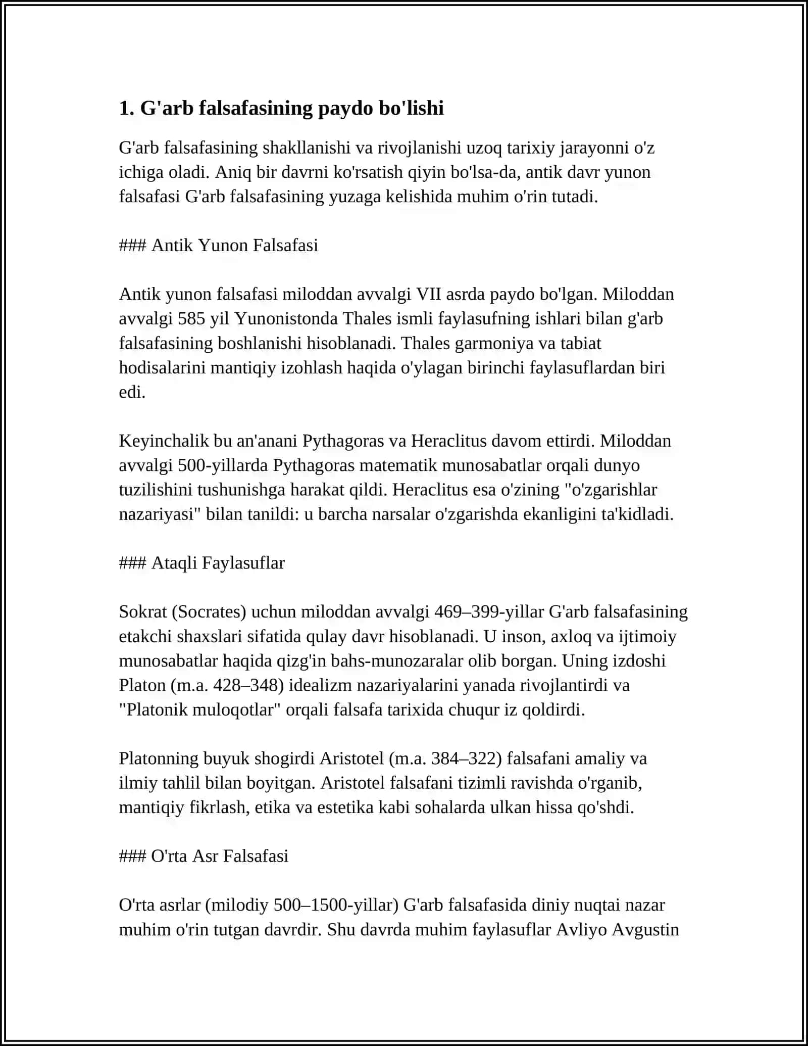 G'ARIB FALSAFASI TARIXI 4