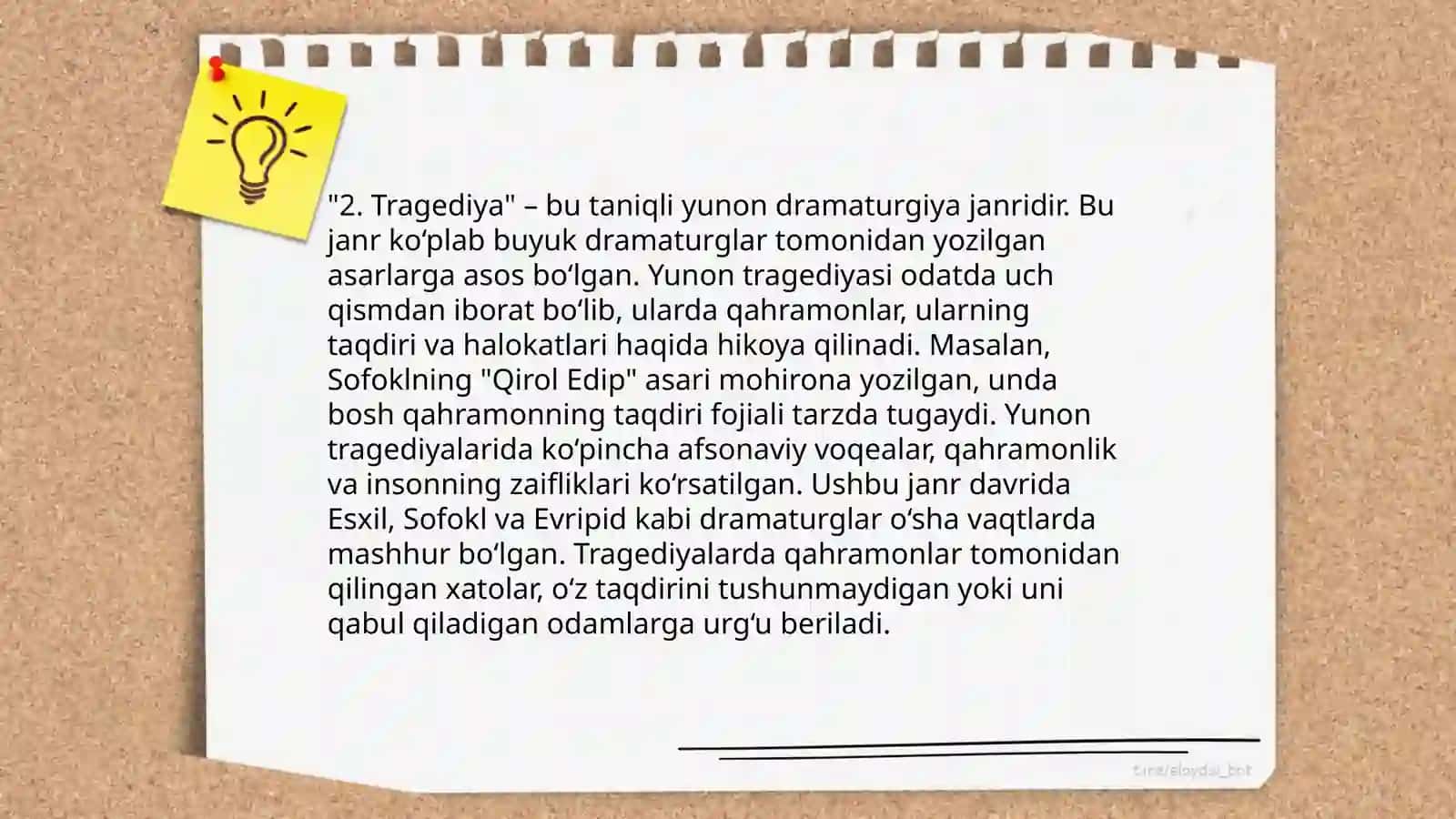 Aristitelning "Poetika" asari 4