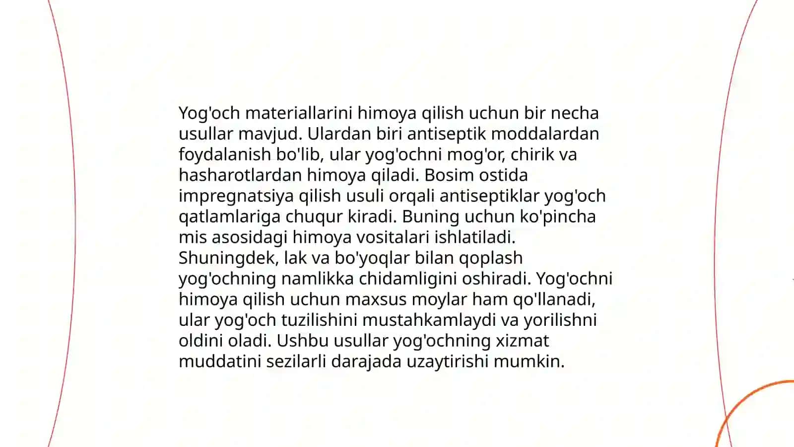 Yogʻoch materiallaridan barpo qilinadigan turar-joy va jamoat binolarining ekspluatatsiyasi 4