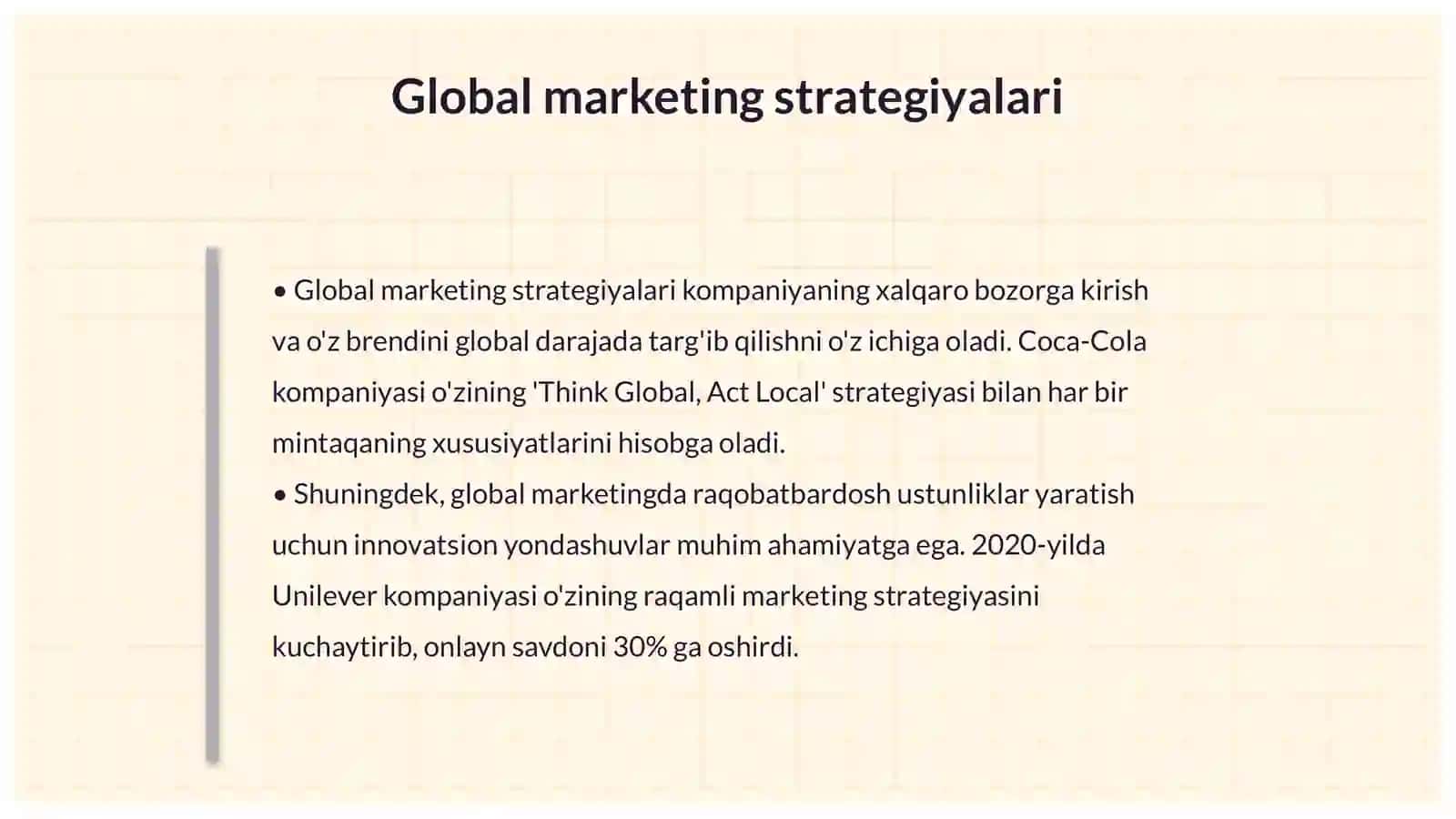 Menejment va marketingning xorijiy kompaniyal tajribasi 4