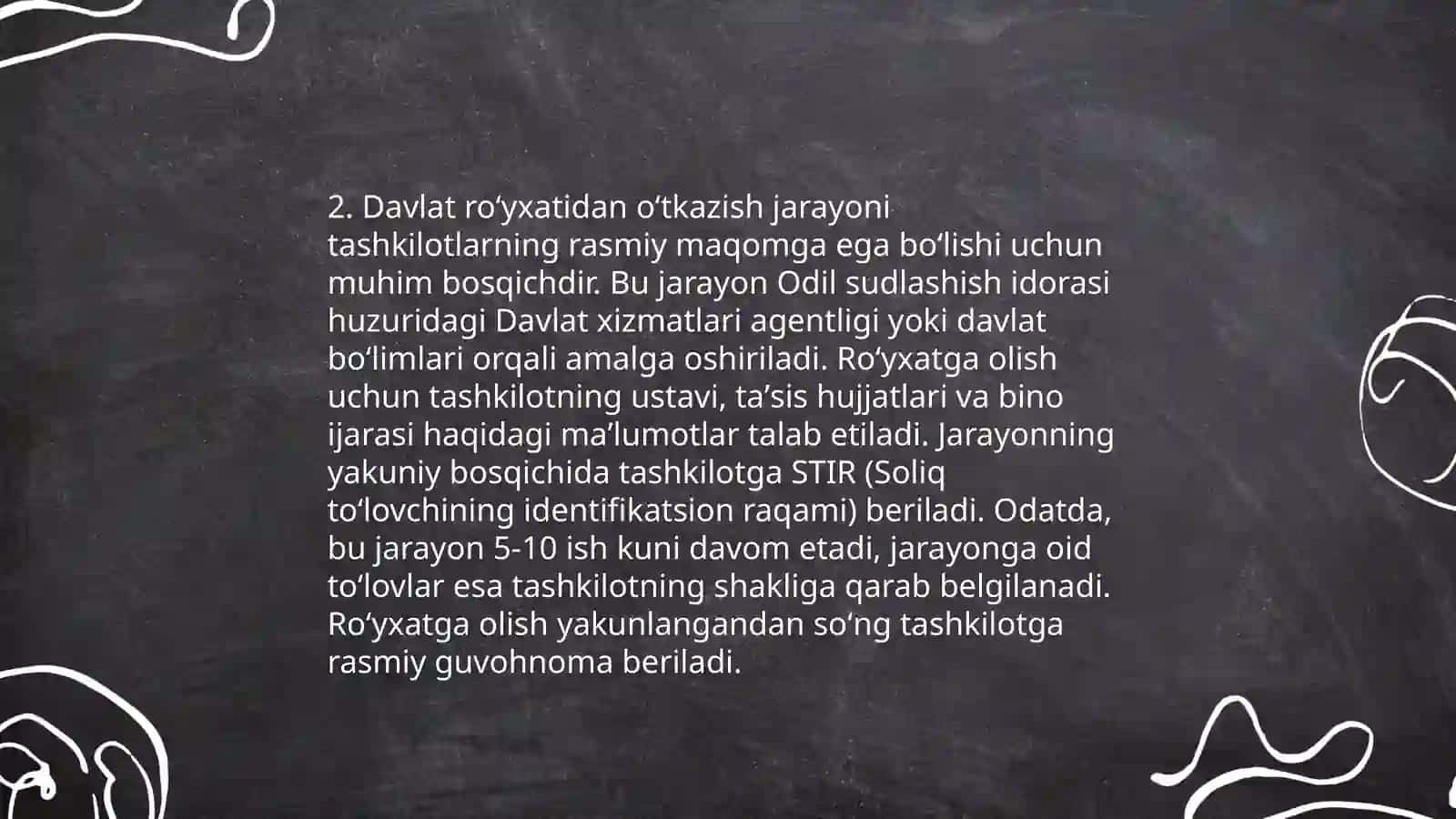 Yakka tartibdagi tadbirkorlarni davlat roʻyxatidan oʻtkazish va hisobga qoʻyish tartibi 4
