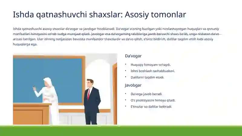 Fuqarolik sudishlarini yuritish ishtirokchilari 4