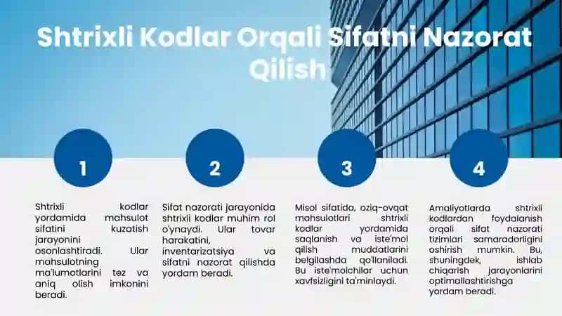 Mahsulot Sifati va Shtrixli Kodlar 4