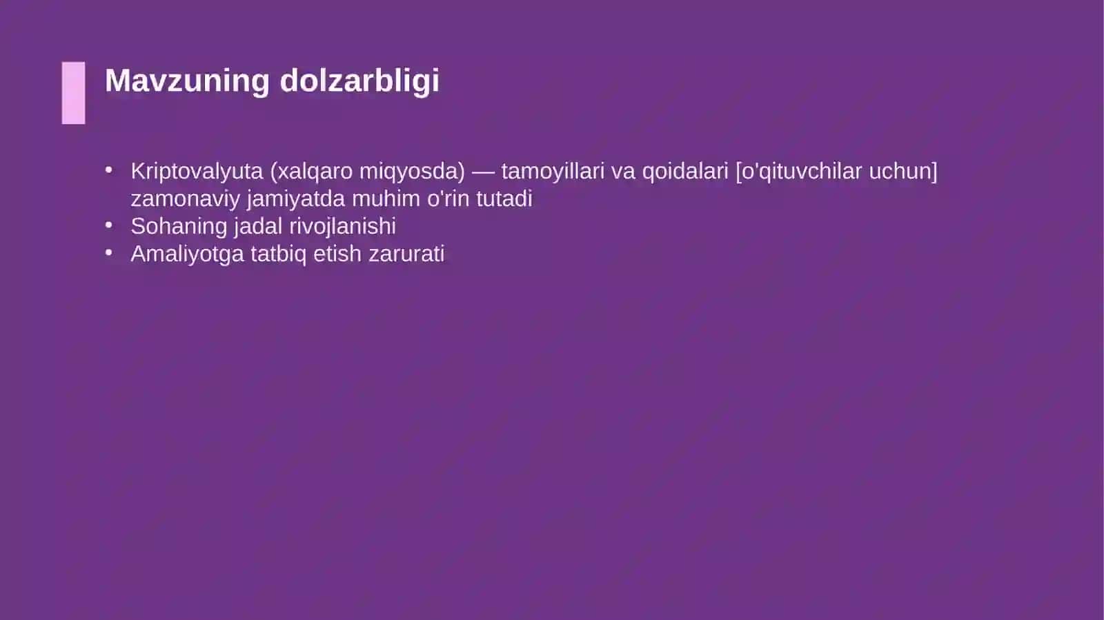 Kriptovalyuta (xalqaro miqyosda) — tamoyillari va qoidalari [o'qituvchilar uchun] 4