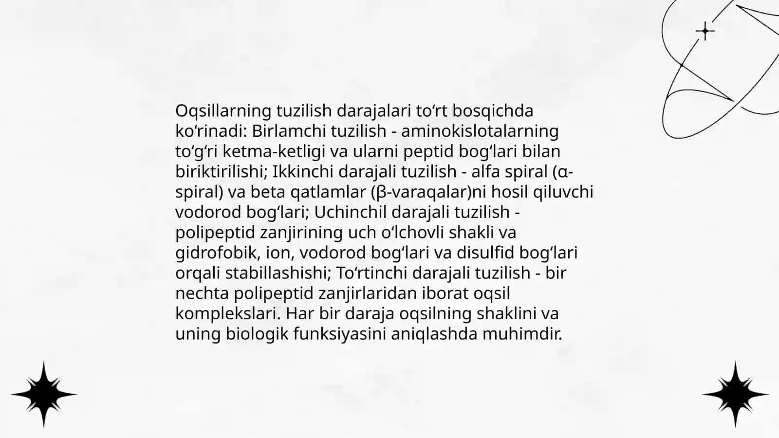 Oqsillar mavzusini o'qitishda "Keys study" metodidan foydalanish 4