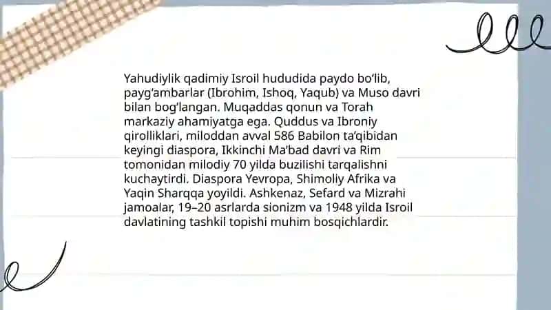 Milliy Dinlar 4