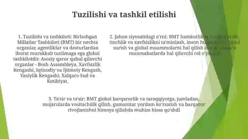 Birlashgan Millatlar Tashkiloti Va Uning Dunyo Siyosatidagi OʻRni 4