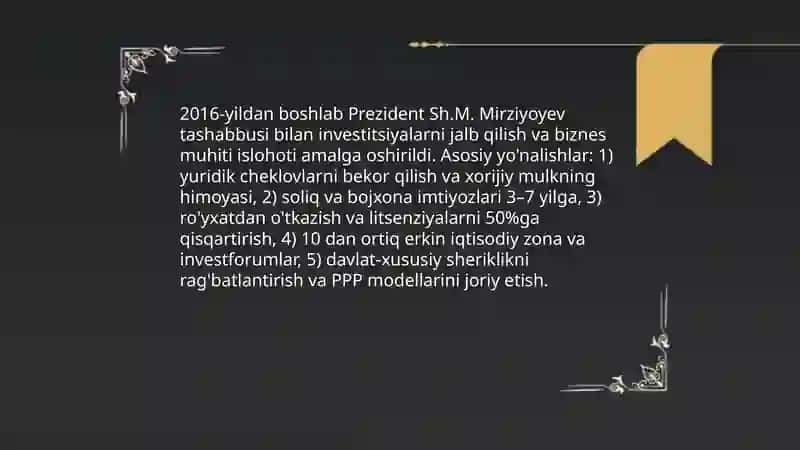 Iqtisodiy siyosat va bozor-islohotlari 4