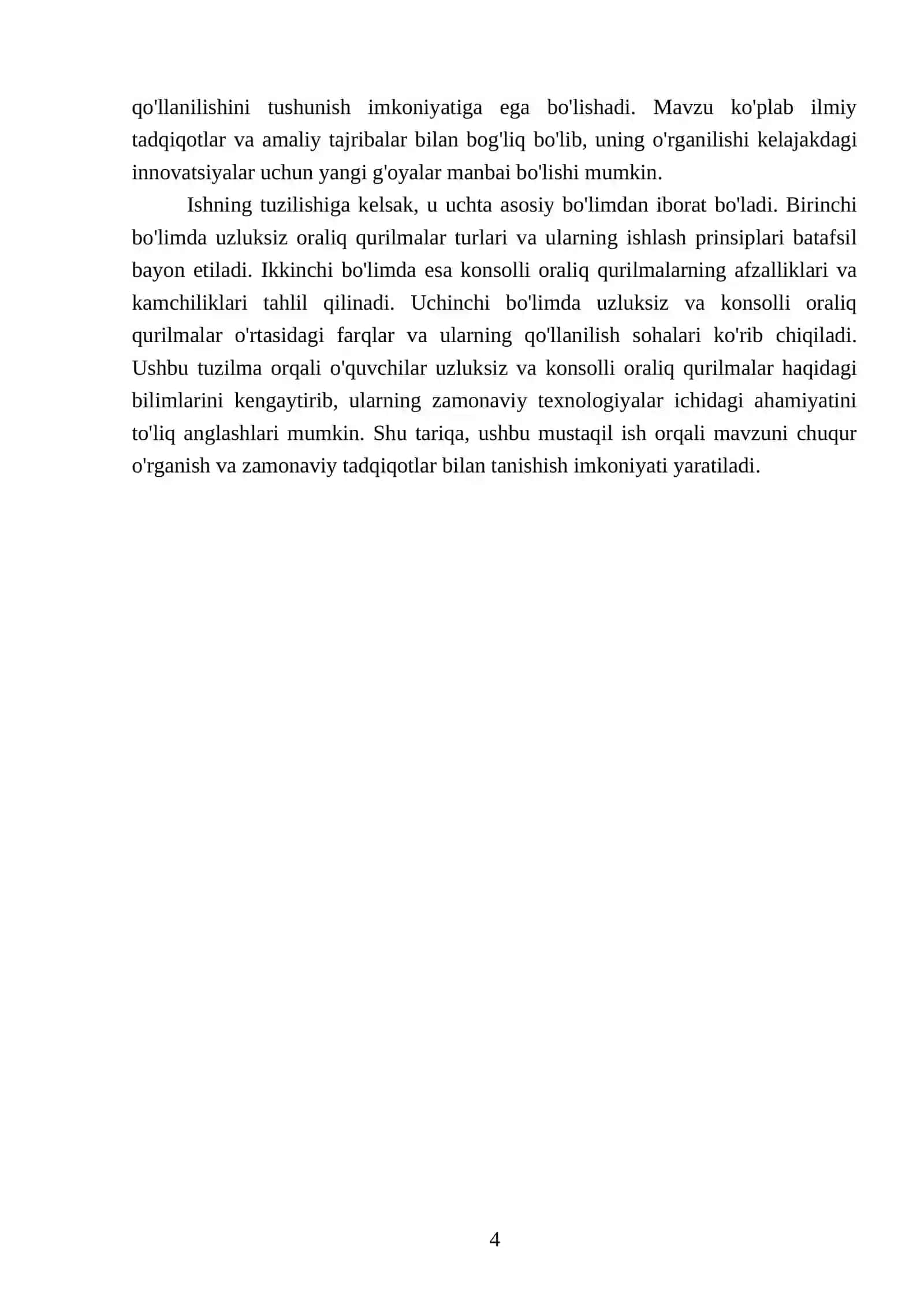 AVTOMOBIL YO'LLARINI LOYIHALASH 4-KURS TALABASI 4