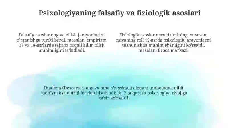Umumiy psixologiya fanining predmeti va tarixi 4