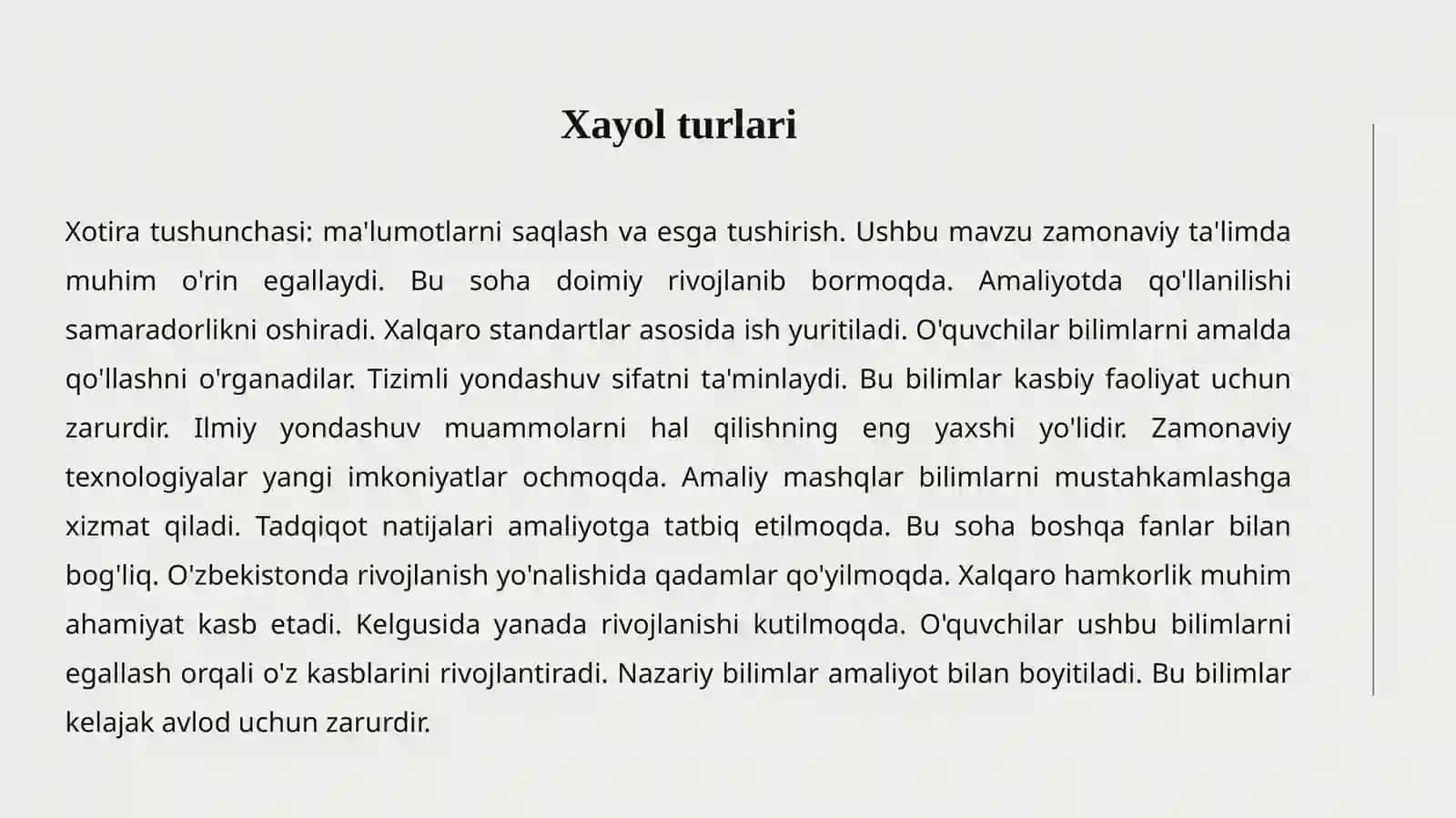 Xayol va xotira 4