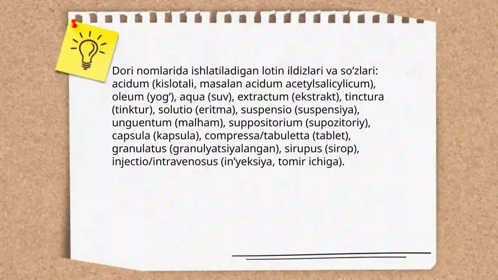 Farmatsevtik terminologiyada lotin tili 4