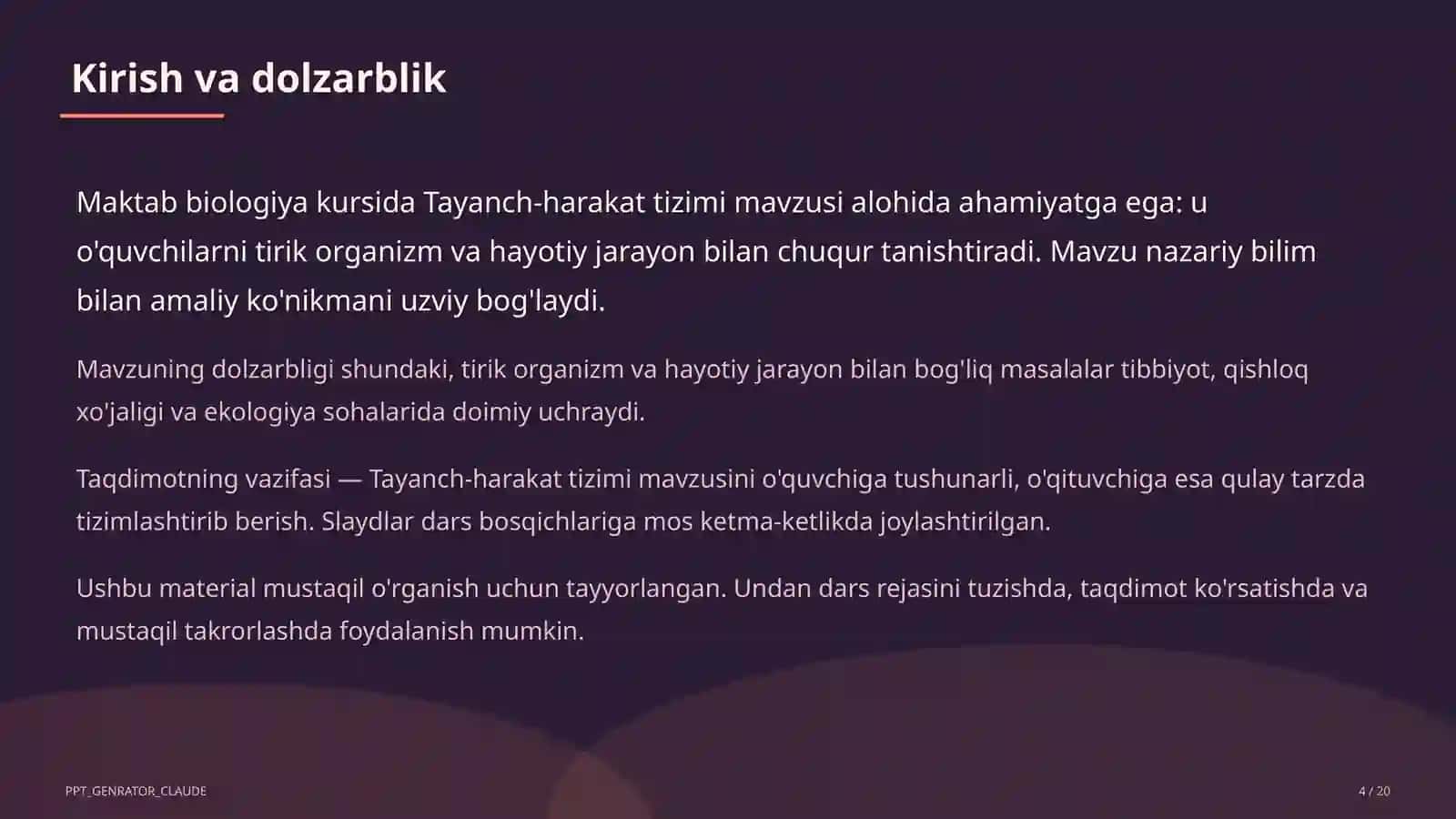 Tayanch-harakat tizimi (8-sinf) 4