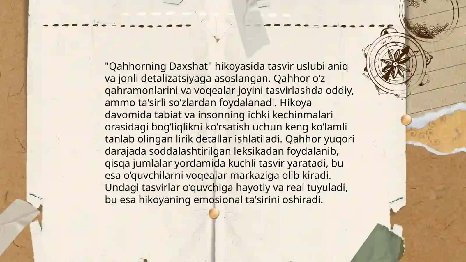Abdulla Qahhor daxshat hikoyasining uslubiy tahlili 4