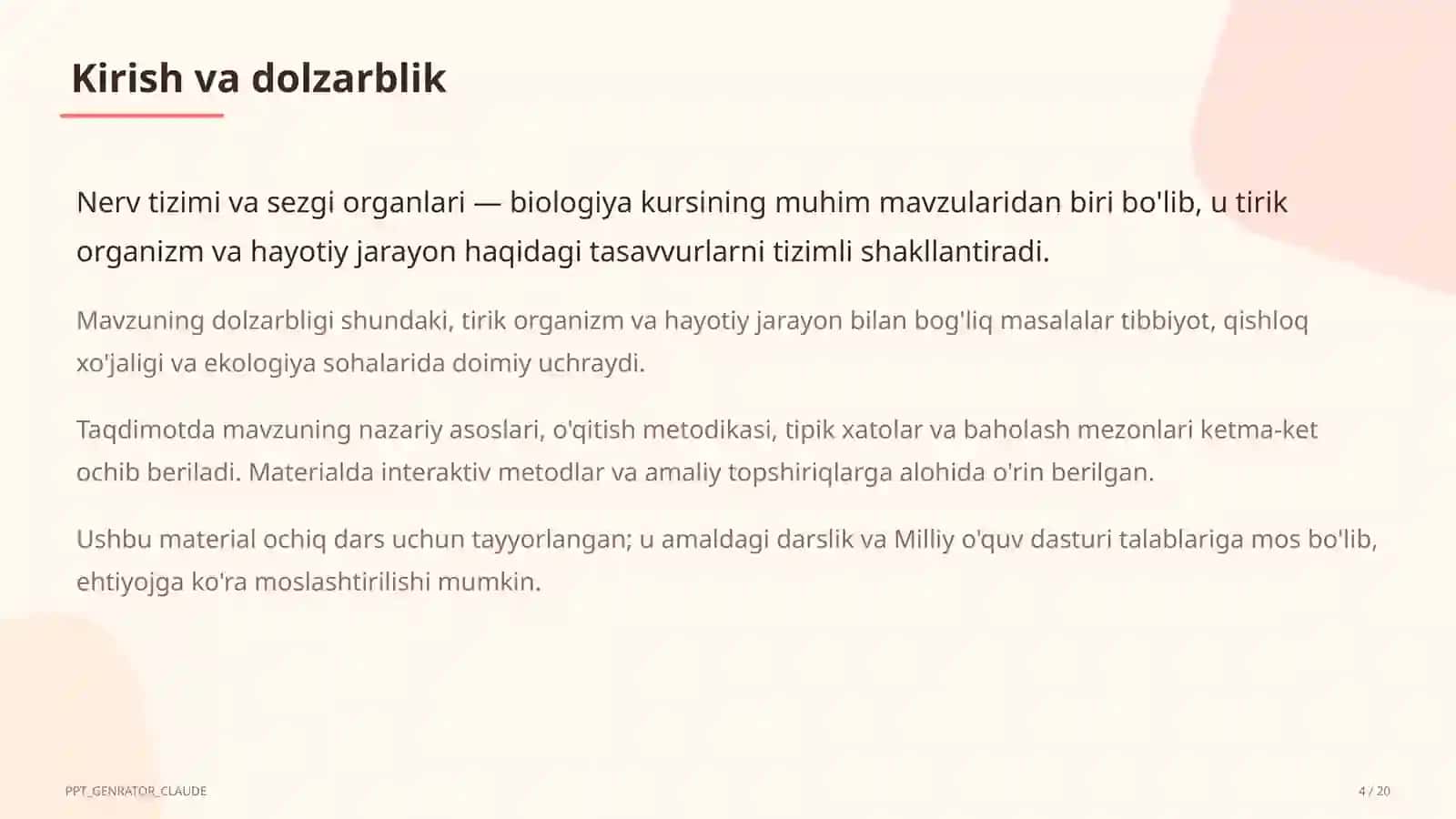 Nerv tizimi va sezgi organlari (8-sinf) 4