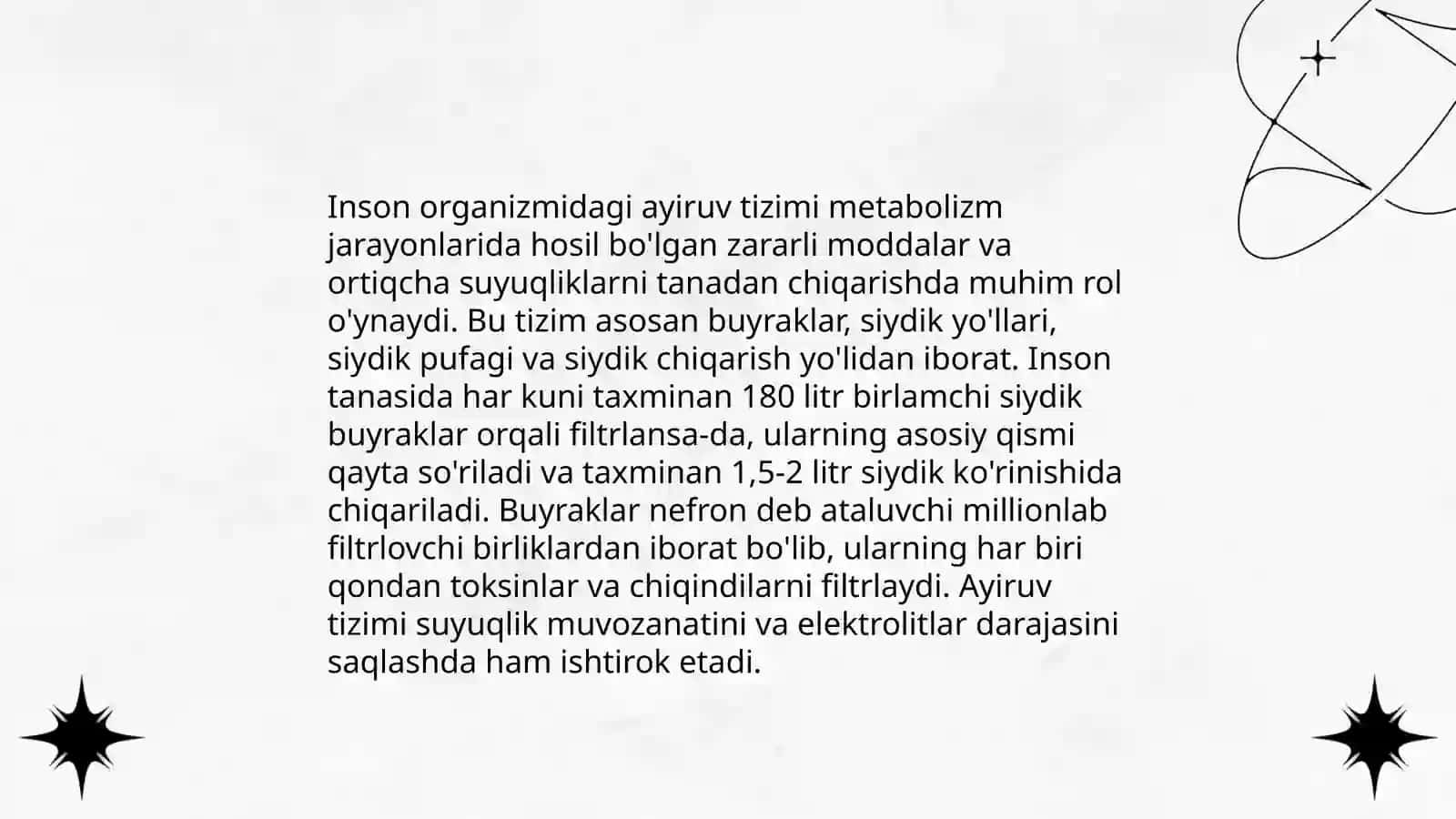 Ayiruv jarayonlarining biologik ahamiyati 4
