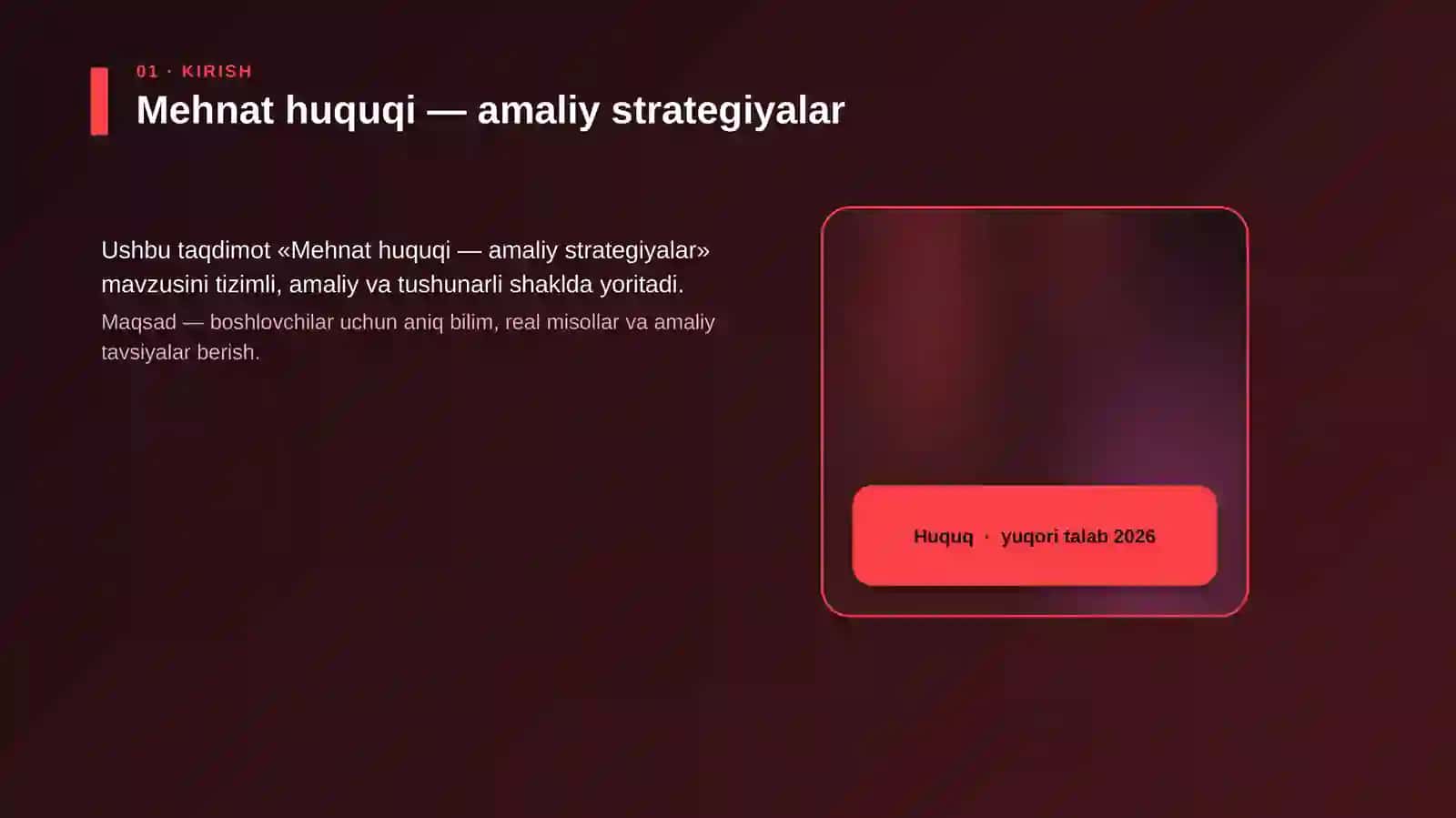 Mehnat huquqi — amaliy strategiyalar 4