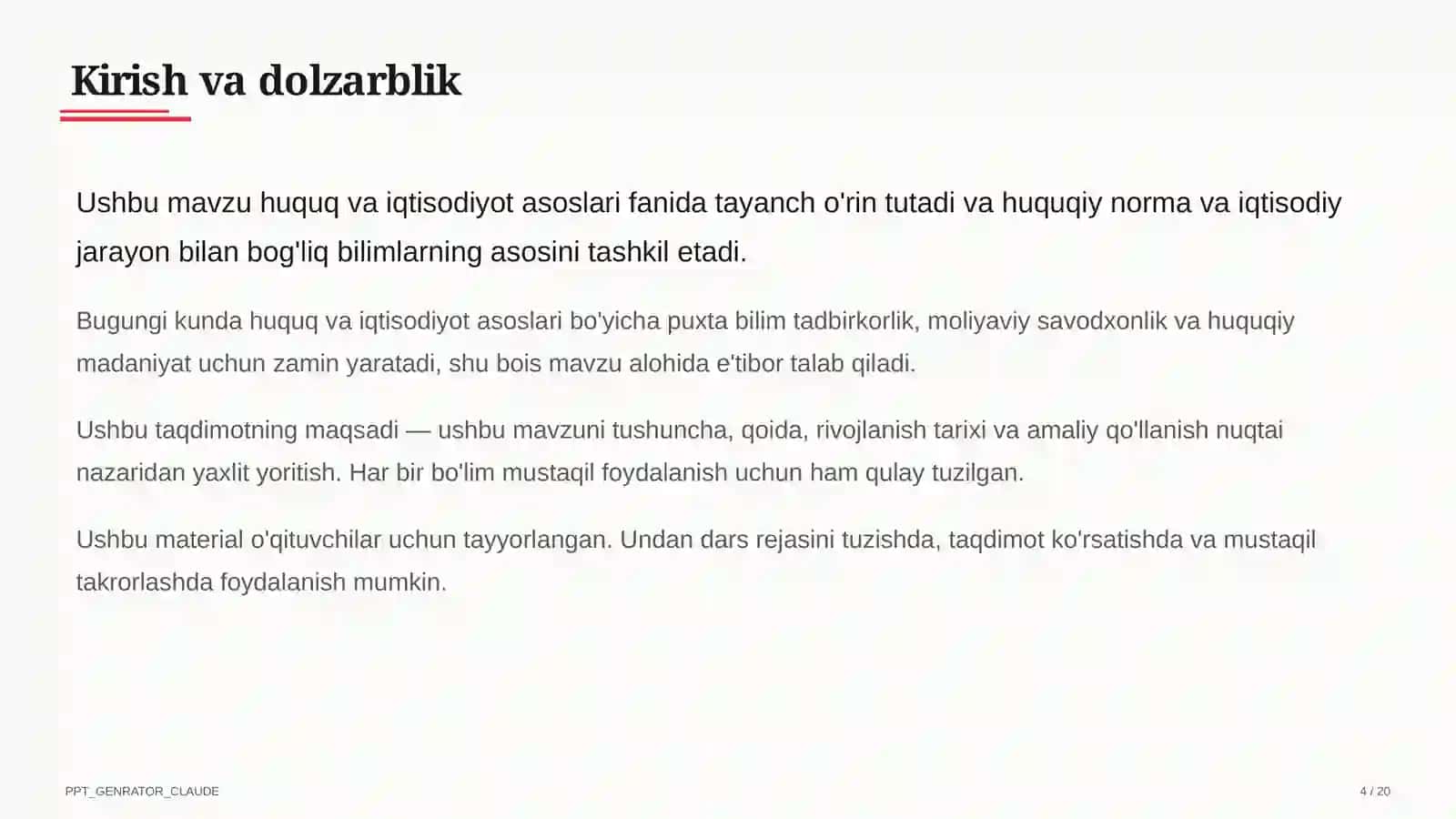 Huquq va iqtisodiyot asoslari (9-11) 4