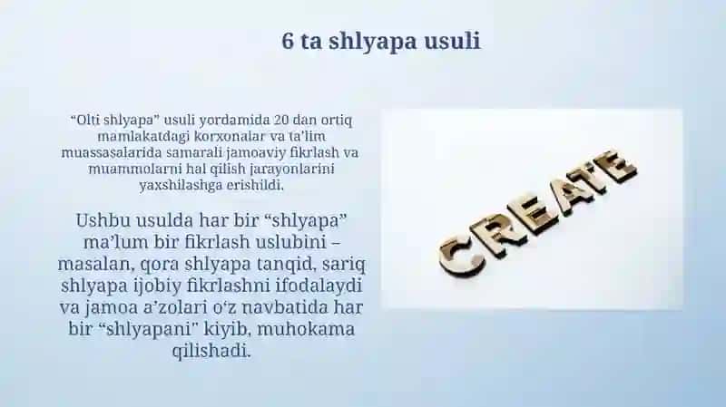 Ijodiy fikrlash va uni rivojlantirish usullari 4