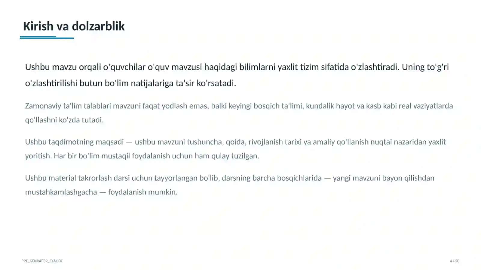 Differensiallashtirilgan ta'lim: turli darajadagi o'quvchilar bilan bitta darsda ishlash 4