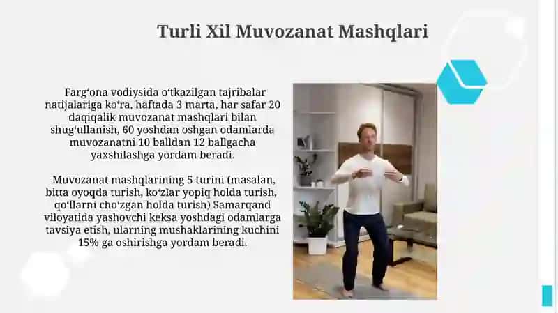 Muvozanat Mashqlarini bajarish 4