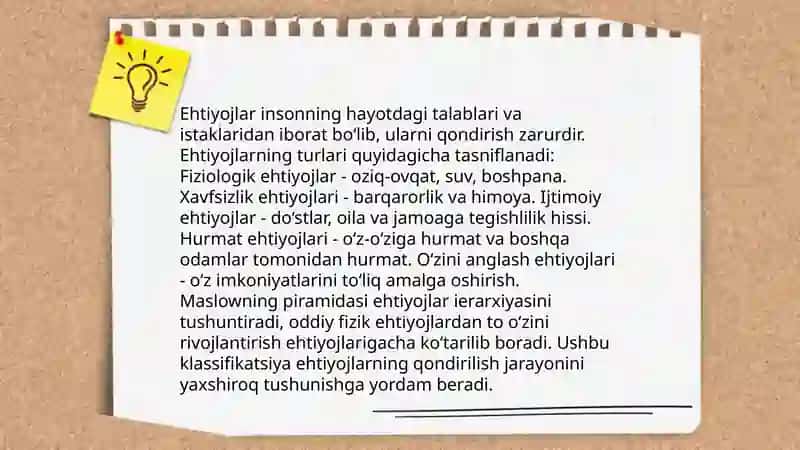 Ijtimoiy iqtisodiy ehtiyojlar, ularning tarkibi va qondirish usulari 4